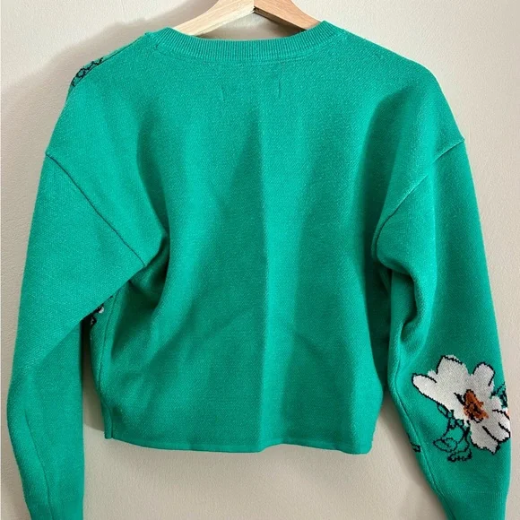 Maeve Floral Knit Sweater - Picture 2 of 8